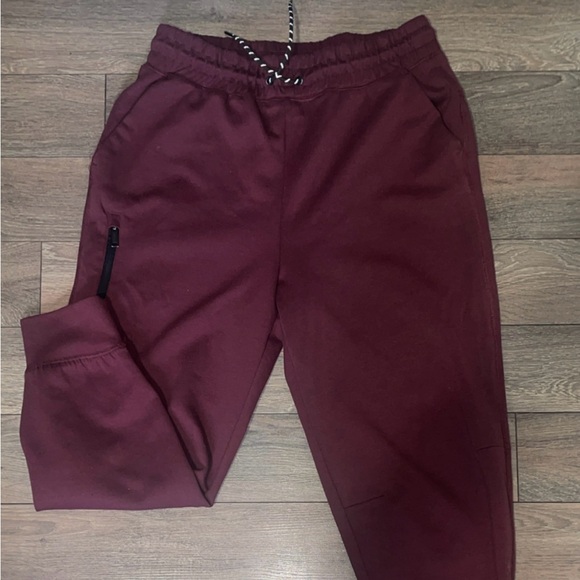 Burgundy Aero Joggers/Sweatpants - Picture 2 of 3